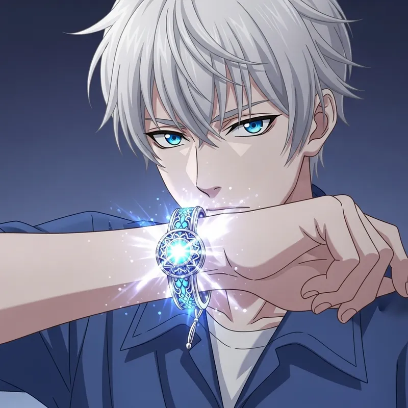 White-Haired Man with Magical Bracelet | Living a Dual Life