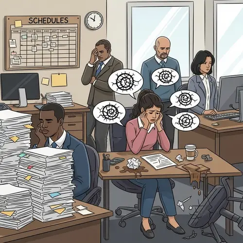 Warning Signs of a Toxic Workplace: Overcrowded, Stressful Environment
