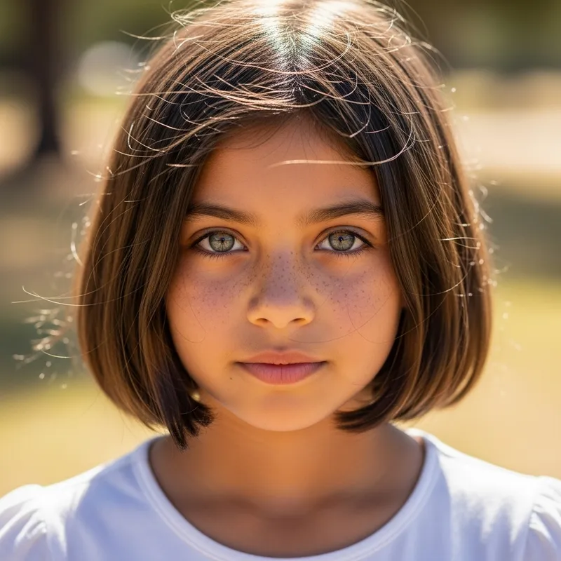 Mesmerizing Prepubescent Hispanic Girl | Sparkling Grey Eyes & Freckles Mesmerizing Prepubescent Hispanic Girl | Sparkling Grey Eyes & Freckles