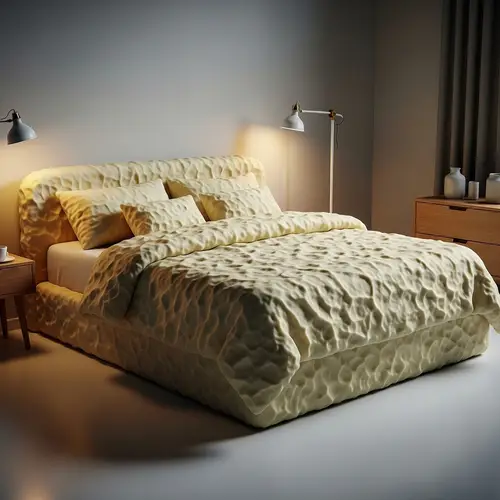 Surreal Potato Bed: Comfort Meets Whimsy