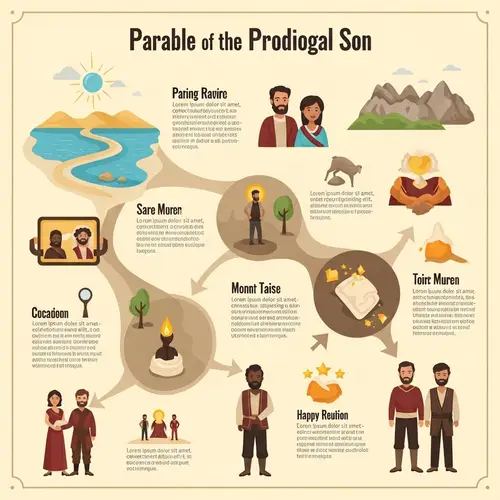 Parable of the Prodigal Son Infographic: Story, Characters, Moral