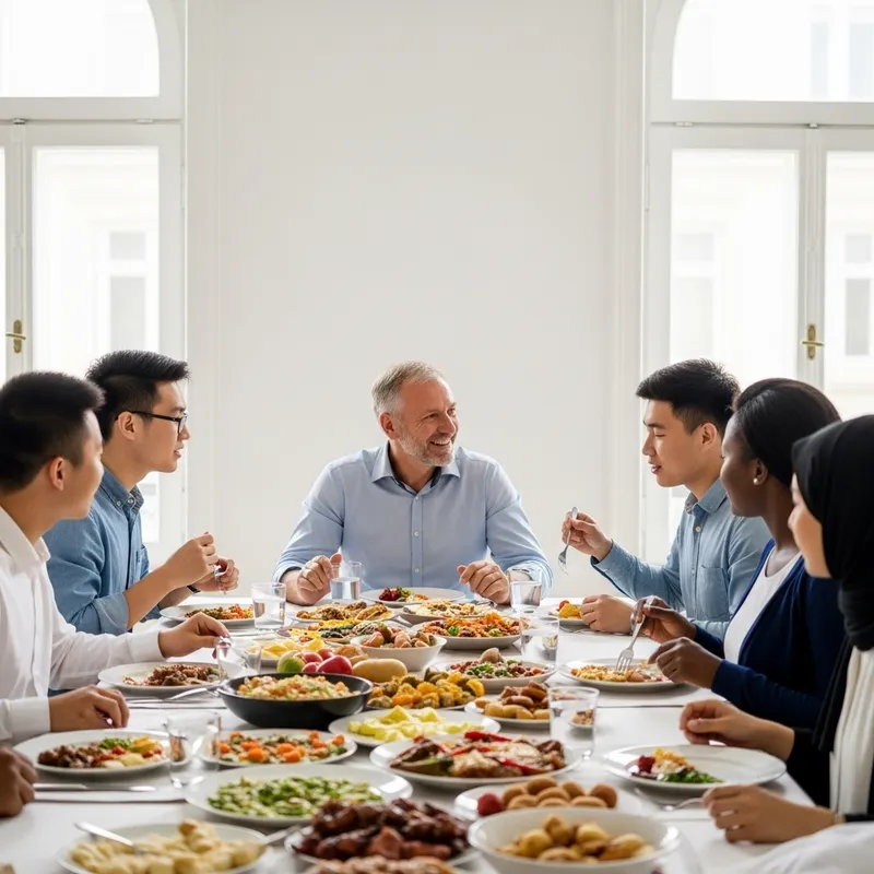 Global Exchange: International Student Dinner Gathering
