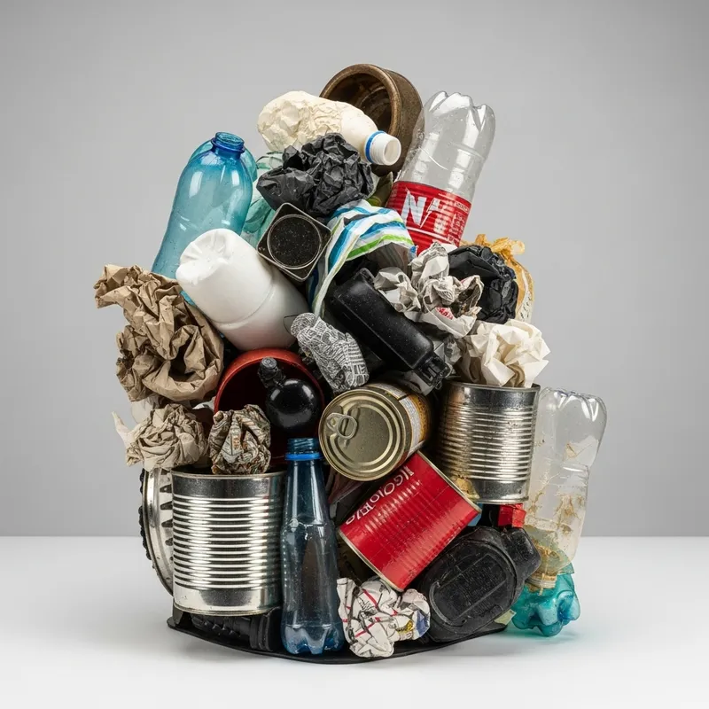 Sculpted from Trash: Artistic Beauty in Reusing Materials