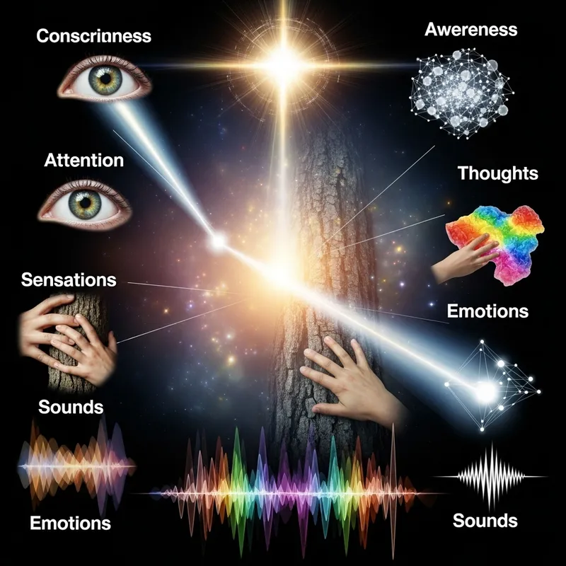 Abstract Concepts of Consciousness, Awareness, Thoughts & Emotions