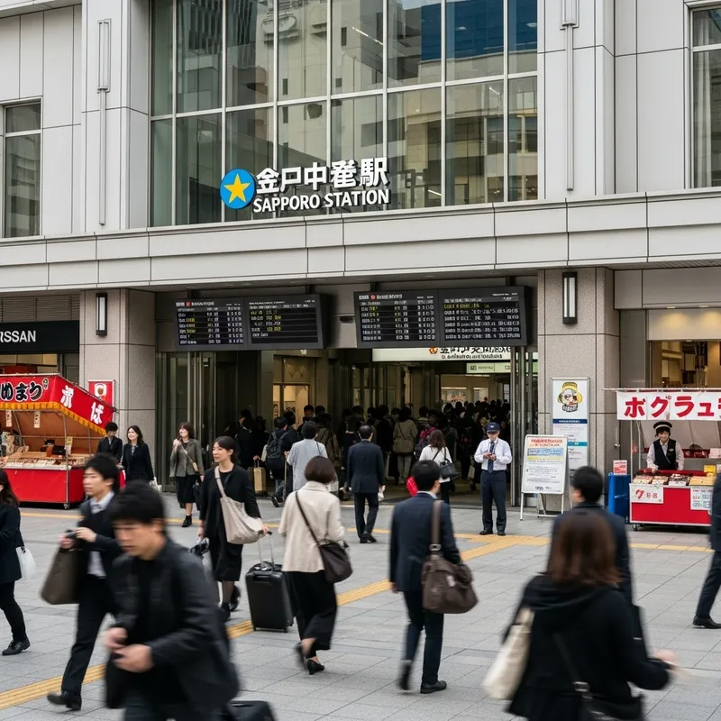 Explore Sapporo Station: A Hub of Urban Life