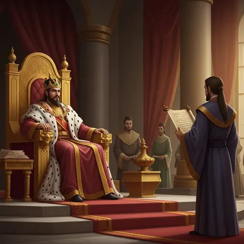 Regal King vs Scholar: Tension in Grand Hall