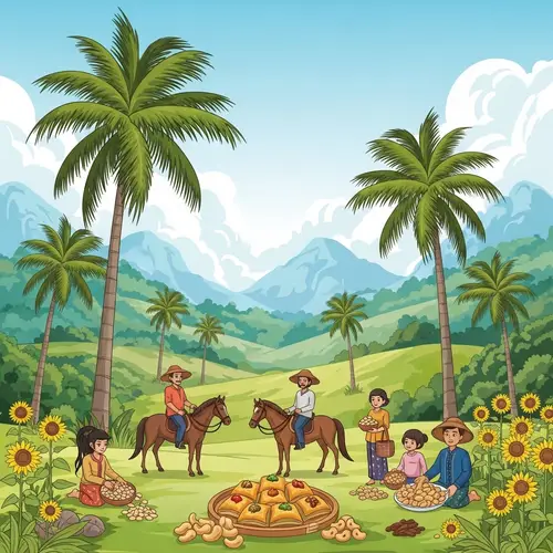 Baklava of Harmony: Culinary Fusion in a Magical Orchard