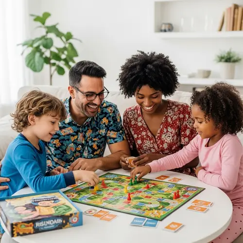 Happy Family Playing Board Game | Quality Time Together