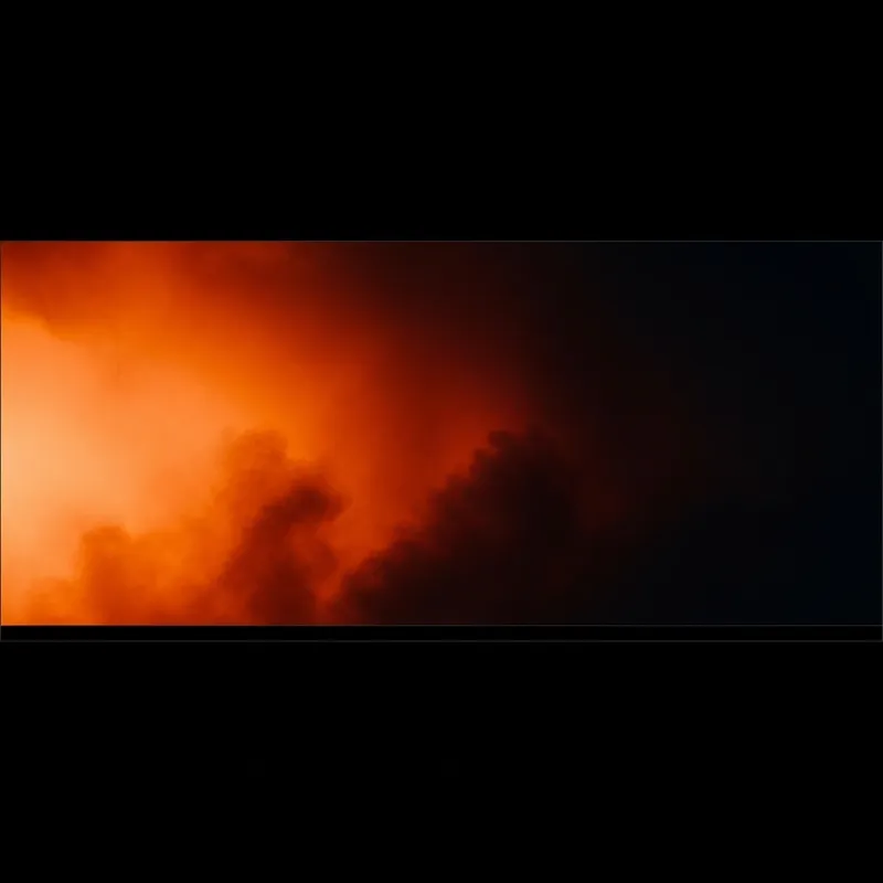 Orange and Black Widescreen Wallpaper