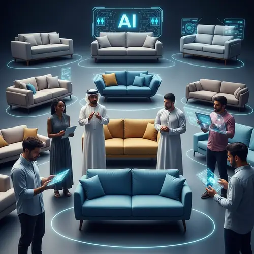 Futuristic AI-Designed Sofas Inspire Diverse Group Discussion