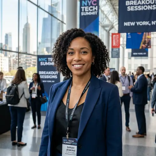New York Conference Headshot of Woman
