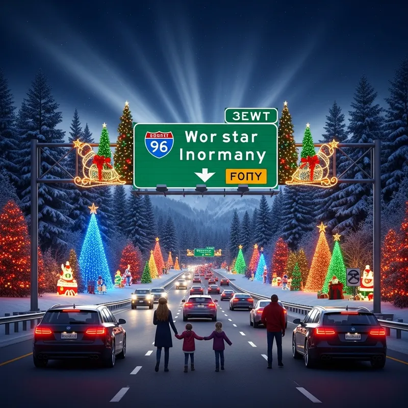 The Christmas Highway: A Festive Evening of Mystery and Wonder