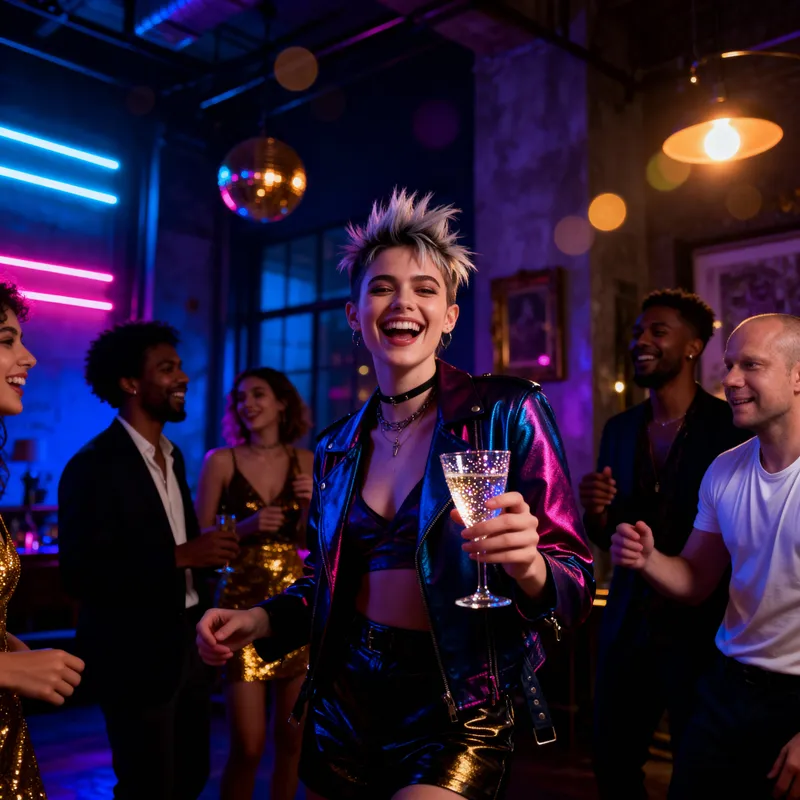 Vibrant Urban Afterparty in Chic Loft