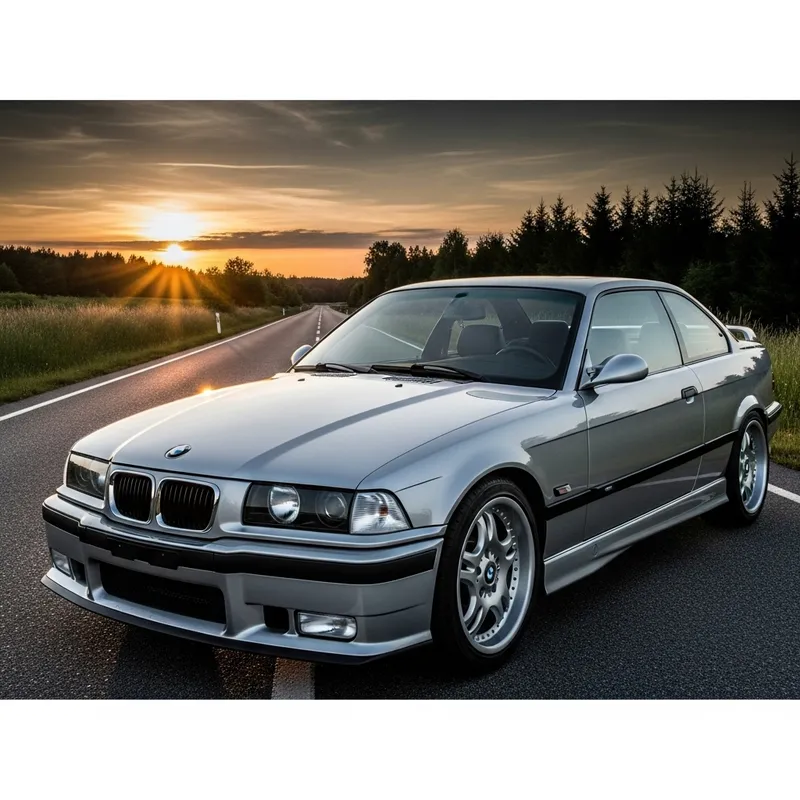 Sleek E36 BMW M3 | Scenic Drive at Sunset Sleek E36 BMW M3 | Scenic Drive at Sunset