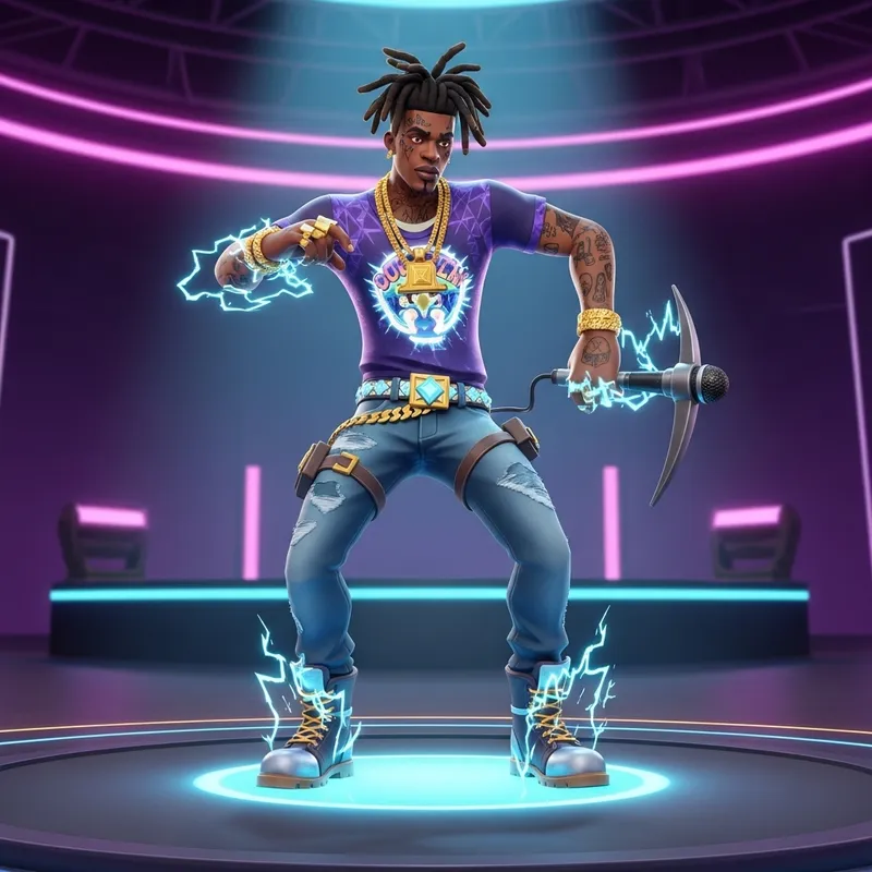 Travis Scott Fortnite Skin: Virtual Game Character with Unique Style
