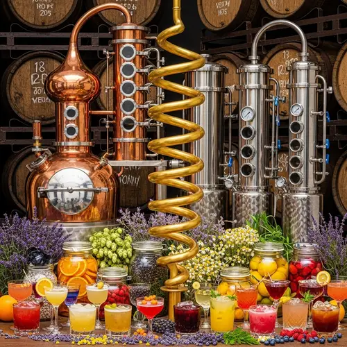 Golden Spiral Distillery: Aromatic Flowers, Liquors, and Beverages