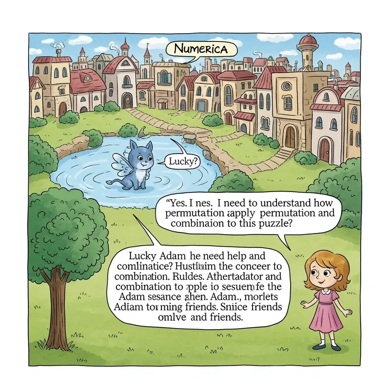 Unlocking Math: Adam and Lucky's Adventure