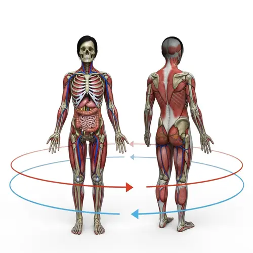 360-Degree View of the Human Body Anatomy