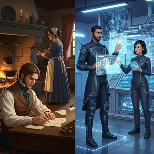 Past vs. Future: Gender Roles in Social Activities