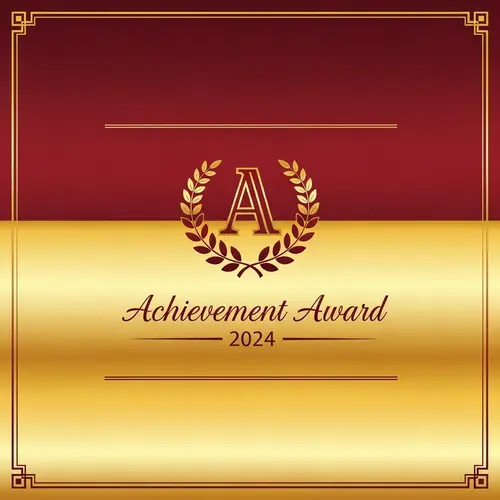 Custom Maroon & Gold Banner Design