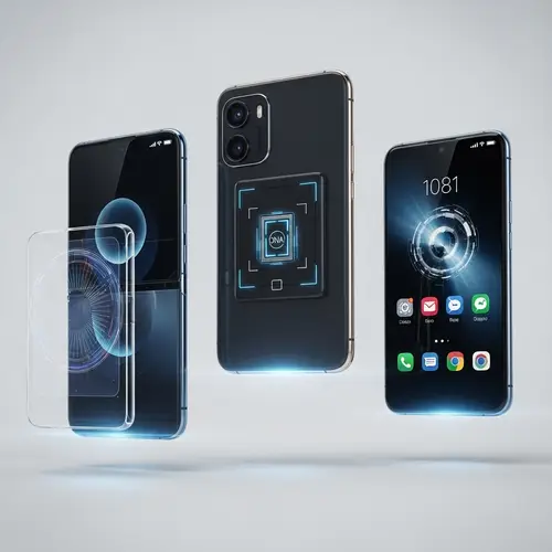 Futuristic Mobile Phones with Holographic Displays and AI Assistants