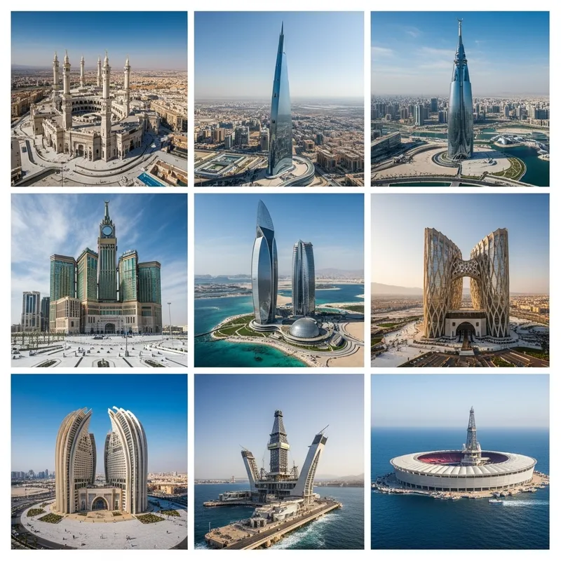 Saudi Arabia's Marvelous Architectural Wonders - Aerial Captures