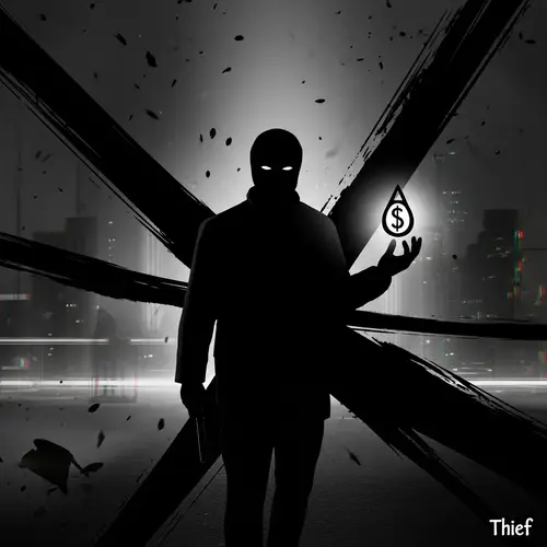 Abstract Thief Artwork: Dark Identity & Veiled Darkness