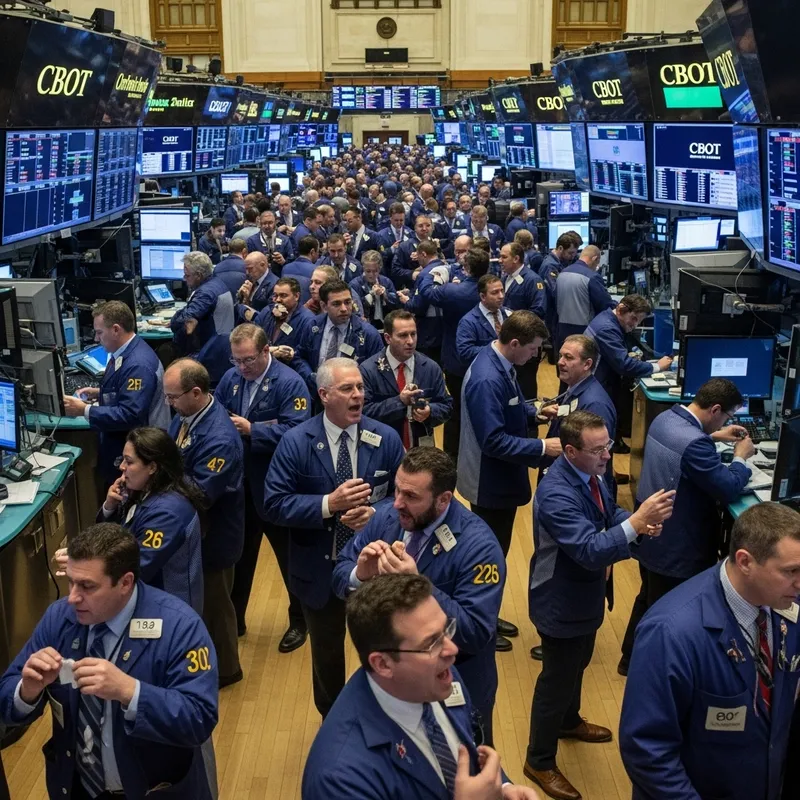 Dynamic CBOT Trading Floor in Action