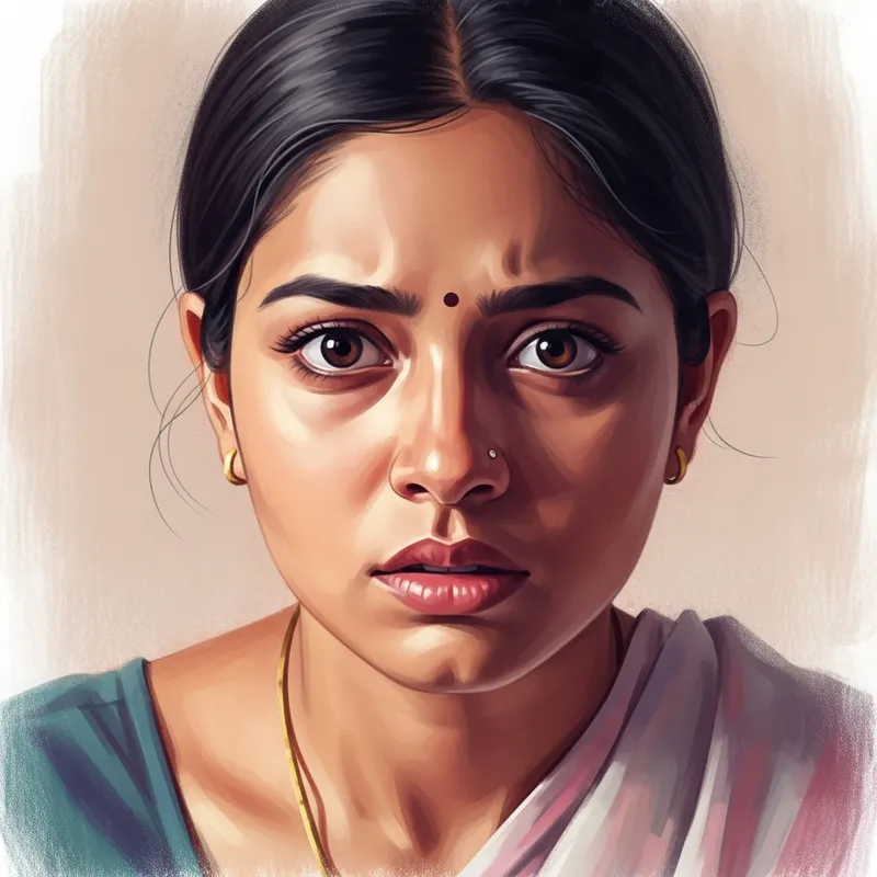 Captivating South Asian Female Portrait in Soft Pastel Hues Captivating South Asian Female Portrait in Soft Pastel Hues