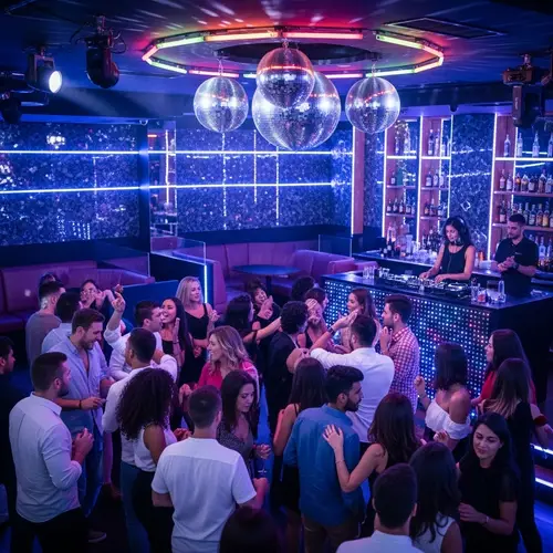 Happening Discotheque with Diverse Crowd | Dance, Music & More