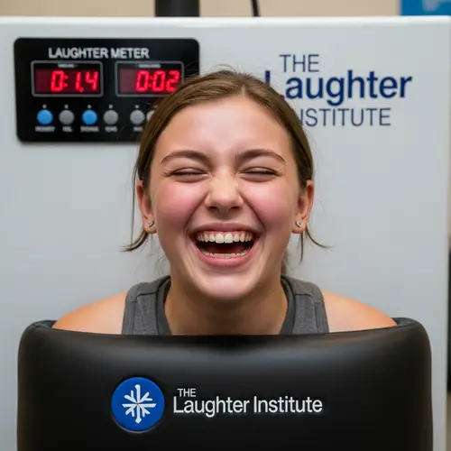 The Laughter Institute: Joyful 18-Year Old Girl on a Tickle Machine