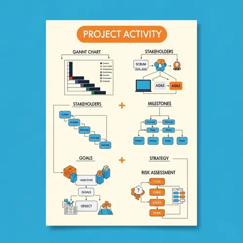 Project Activity Educational Poster: Key Terms & Illustrations