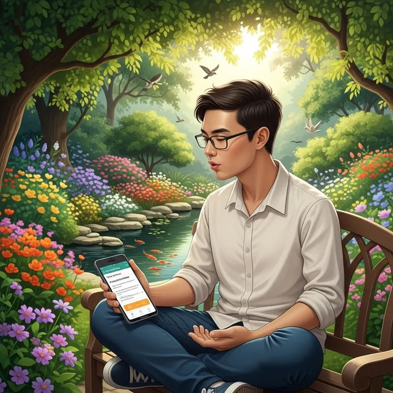 Serenity Garden Affirmations: Calm & Rejuvenate Your Soul