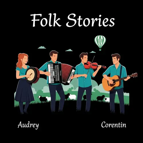 Colorful Irish Folk Band 'Folk Stories' Concert Image