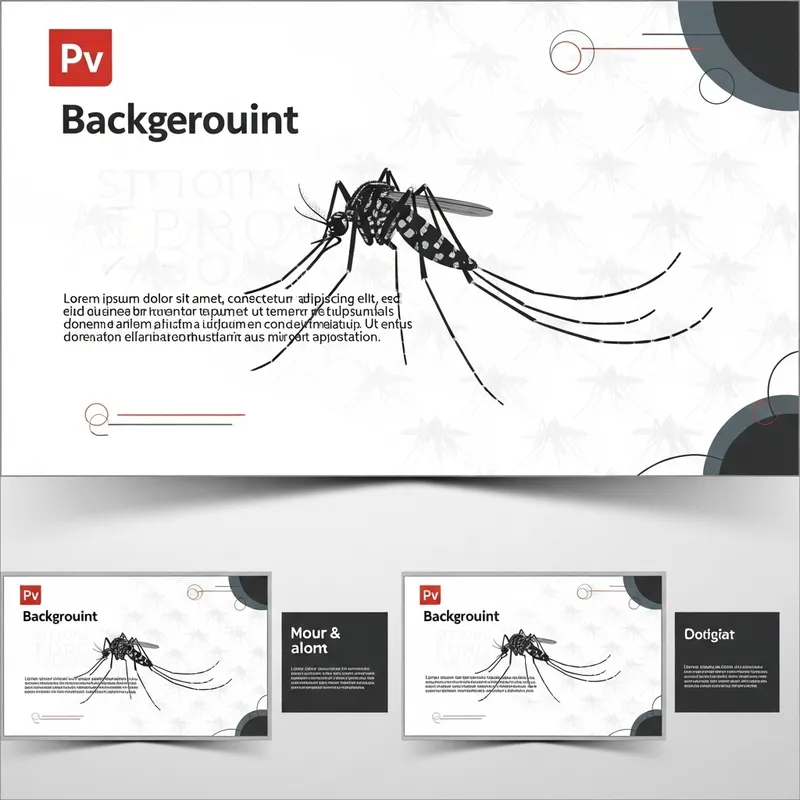 Professional Mosquito PowerPoint Background Design