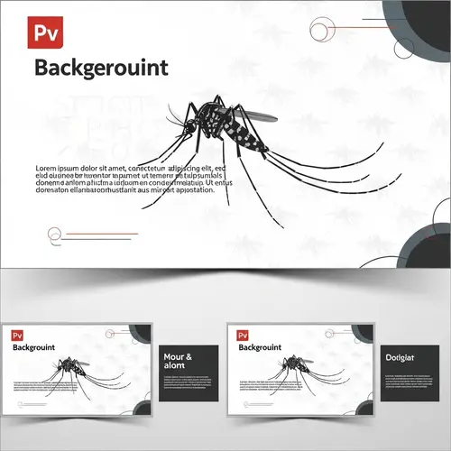 Professional Mosquito PowerPoint Background Design