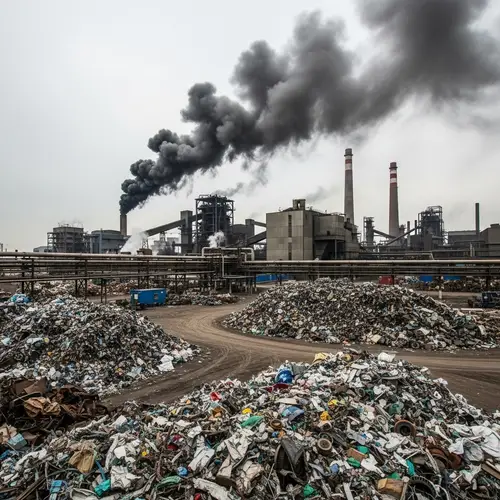 Industrial Landscape: Symbol of Progress and Destruction