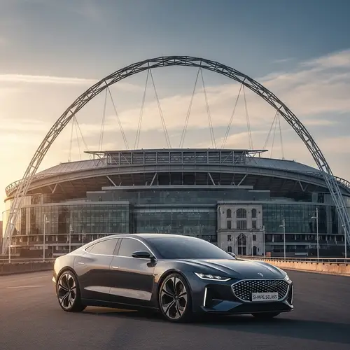 Futuristic 'Shape Sclass' Car at Iconic Sports Stadium | Automobile Industry Future