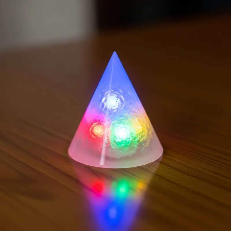 Colorful Marijuana Cone on Table - Unique Centerpiece Colorful Marijuana Cone on Table - Unique Centerpiece