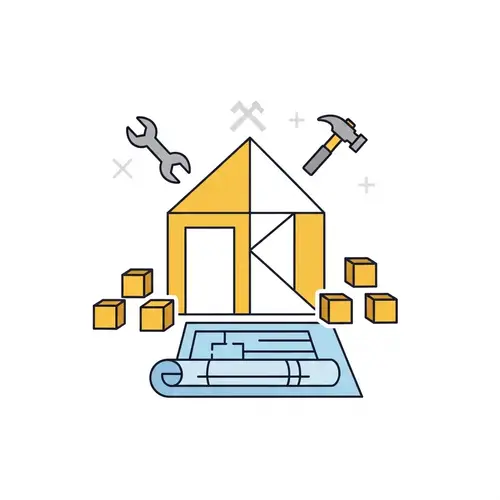 2D Icon for Assembly Process of Structures