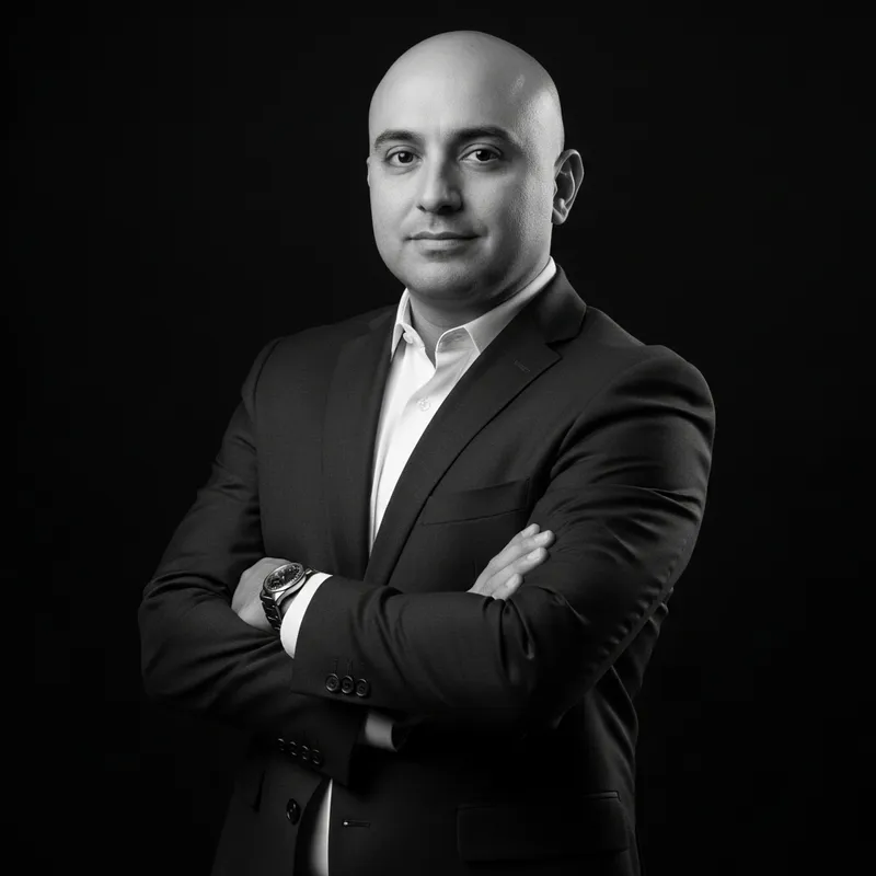 Professional Coach in Black and White Photography