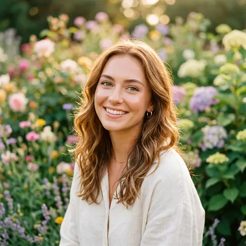 Stunning Outdoor Headshot of a Young Model