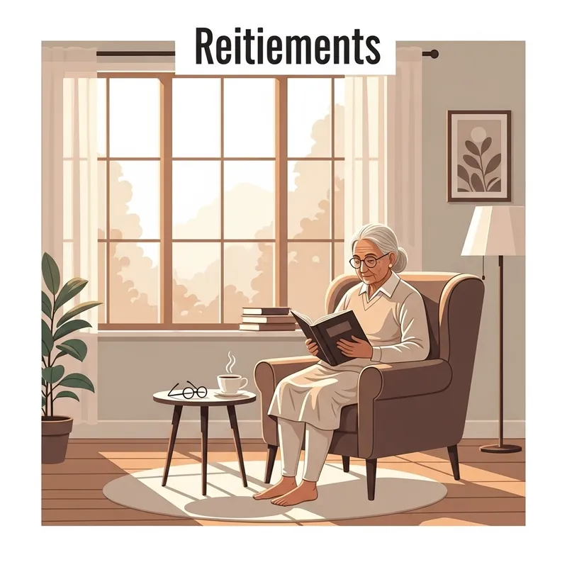 Serene Retirement in a Minimalist Space