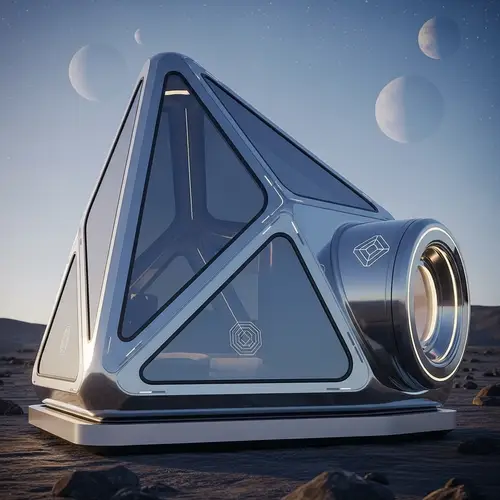 Unique Triangular Space Capsule Accommodation