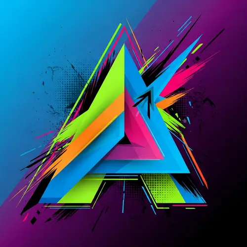 Vibrant Graphic Design Illustration | Bold Color Palette