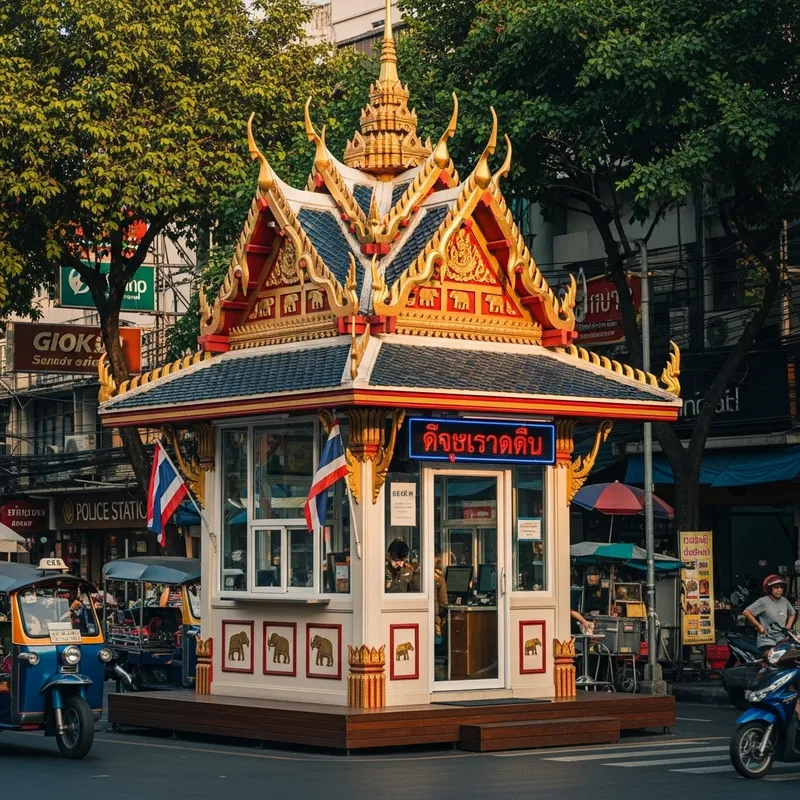 Police Kiosk in Thailand | Services and Information
