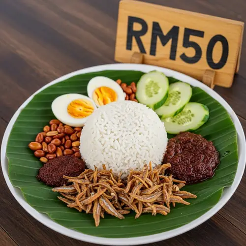 Authentic Malaysian Nasi Lemak | Delicious Coconut Milk Rice Dish