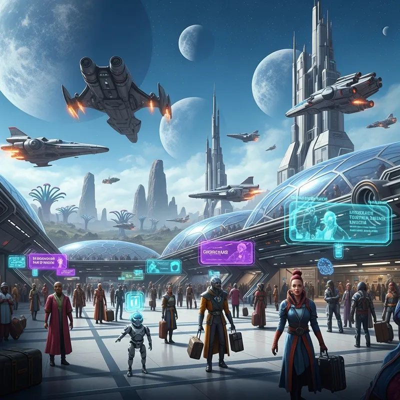 Explore the Distant Spaceport Adventure Explore the Distant Spaceport Adventure