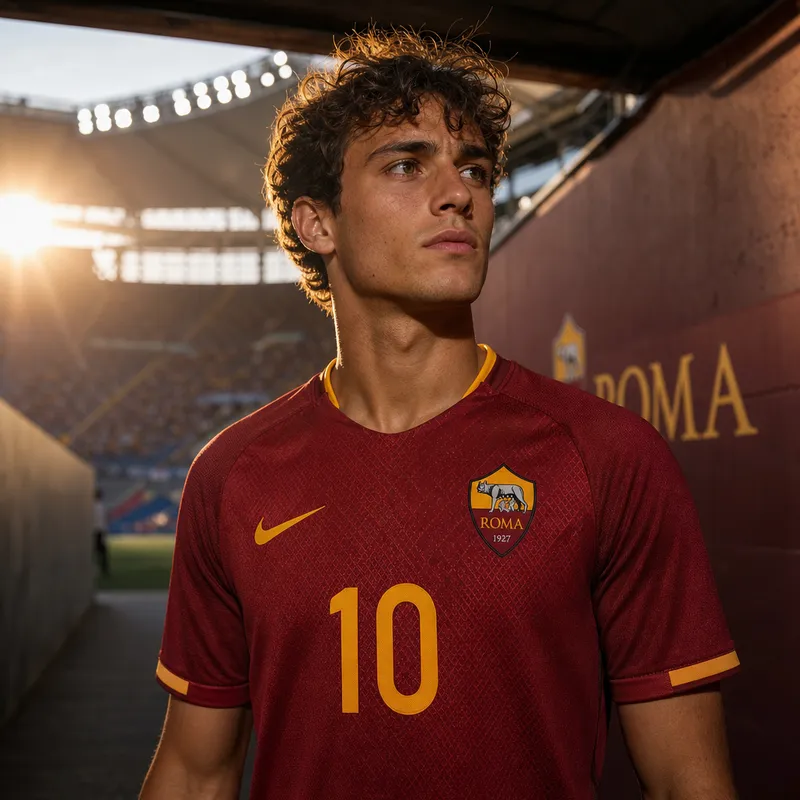 Crimson Gold Soccer Jersey: Athlete Showcase Crimson Gold Soccer Jersey: Athlete Showcase