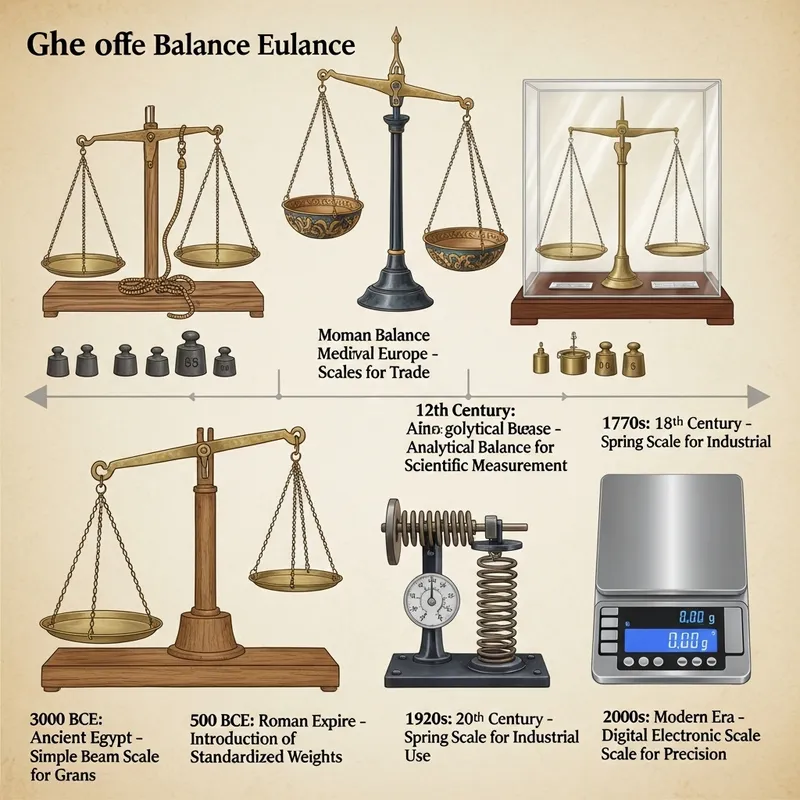 Timeline of Balance Scale Evolution: Designs & Innovations